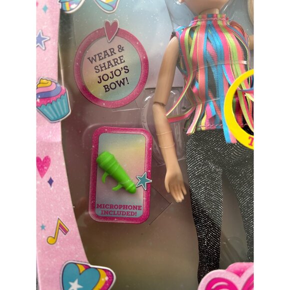 NEW Jojo Siwa Singing Doll With Bow & Microphone - Plays "Worldwide Party" - Picture 5 of 5